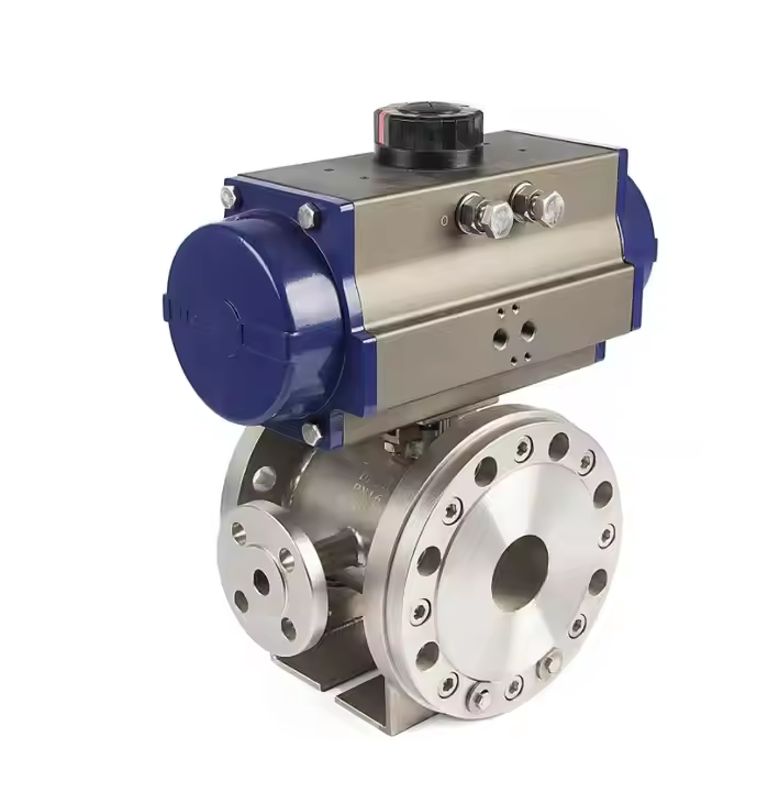 不锈钢法兰浮动夹套球阀