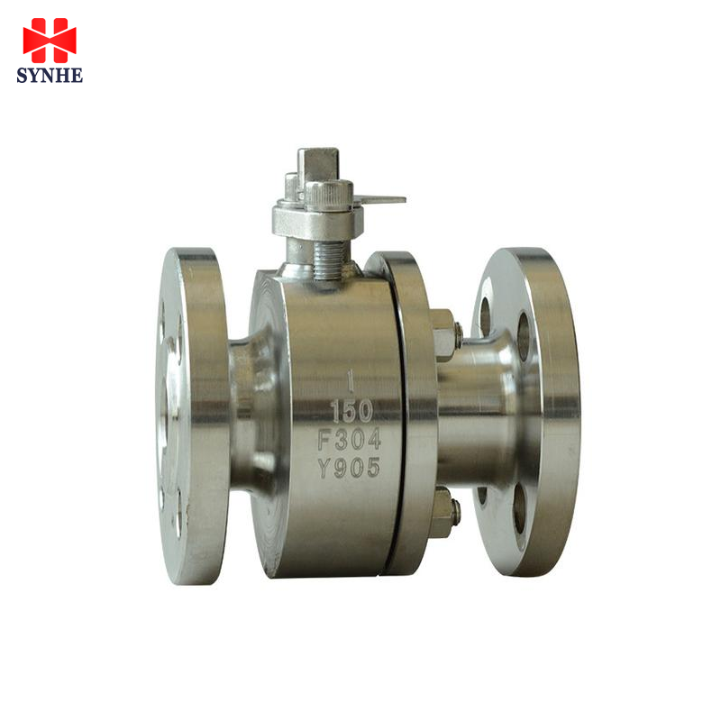 高压2片式不锈钢浮动式法兰锻造球阀