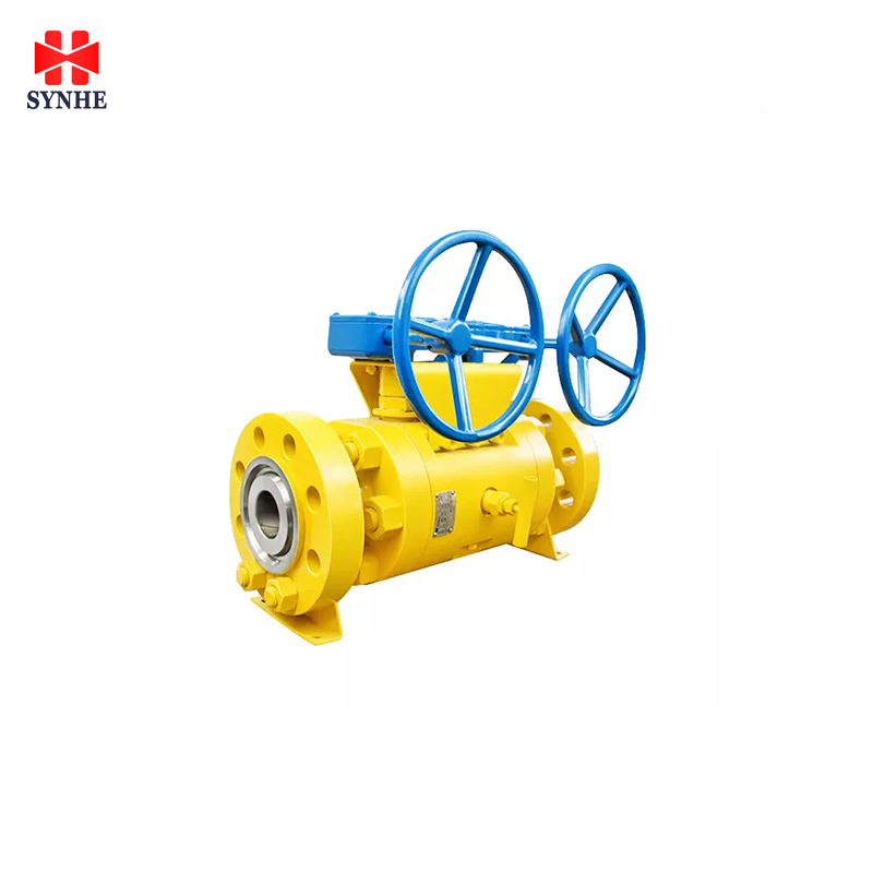 双阻双排三片式锻钢球阀